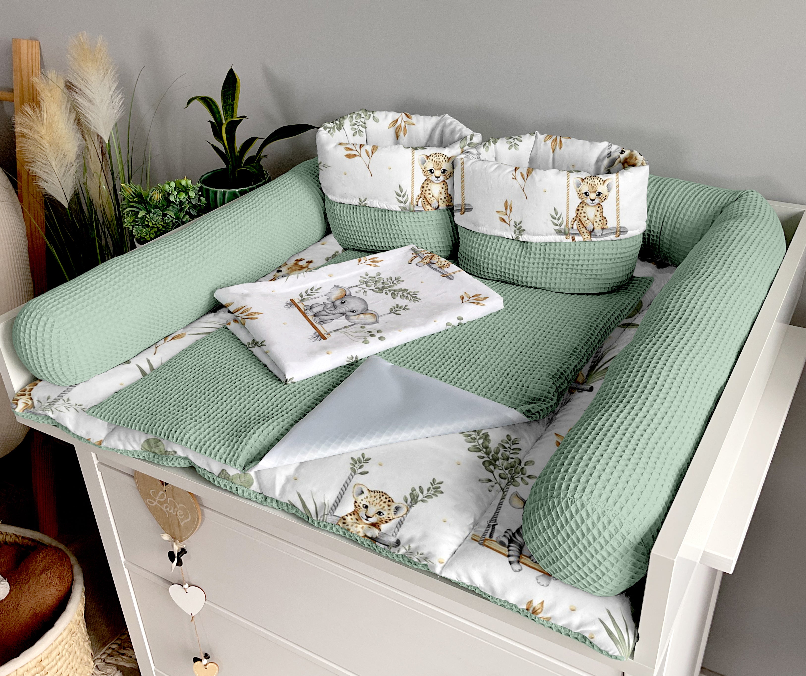 Changing mat | set of 6 elements | Swings and dirty mint