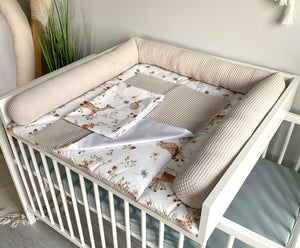 Wickelauflage mit abnehmbaren Bezug und wasserdichter Matratze - Changing mat | Forest-SleepeSheep-Set 3-50cm W 70cm H- - SleepeSheep
