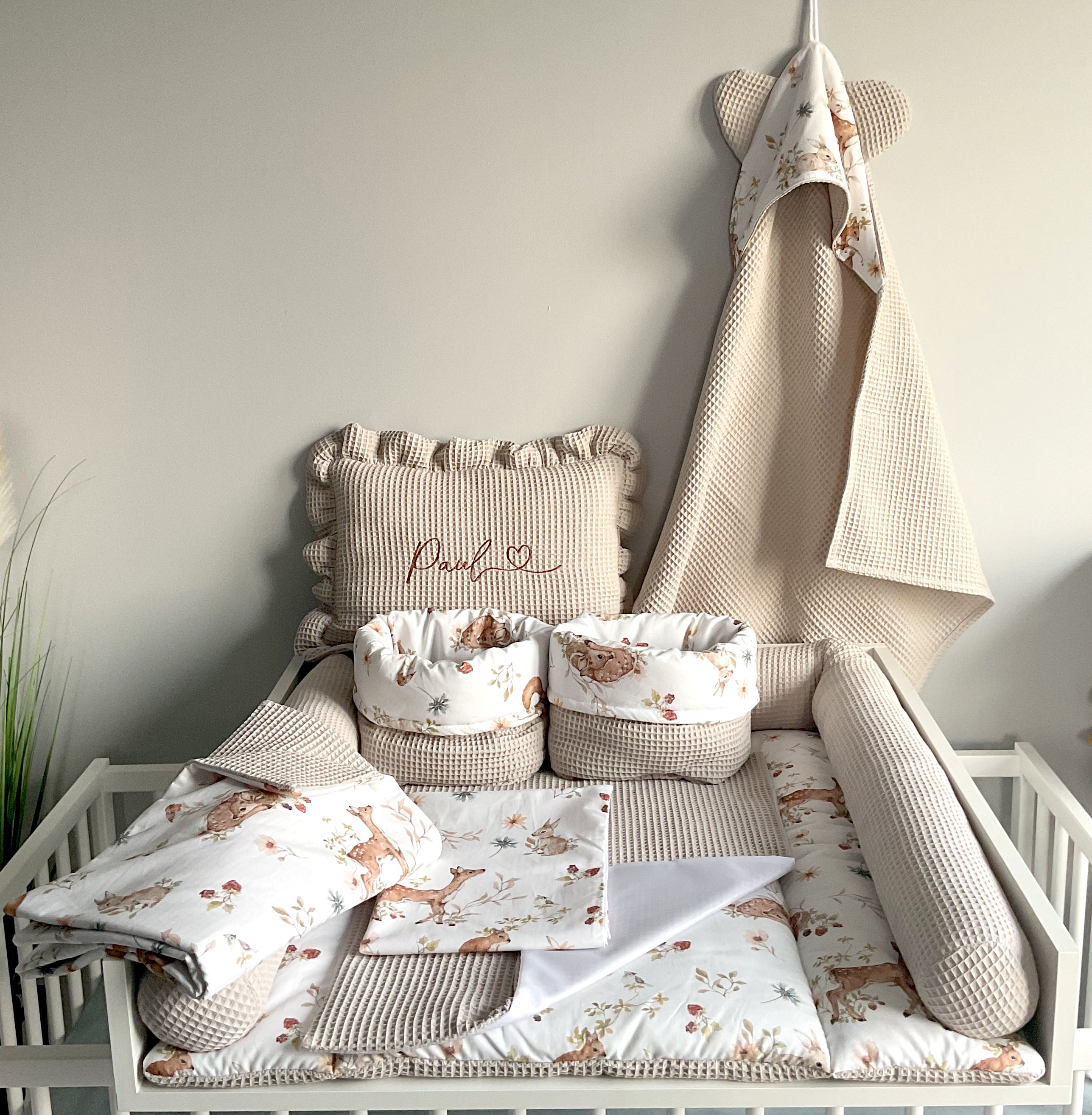 Wickelauflage mit abnehmbaren Bezug und wasserdichter Matratze - Changing mat | Forest-SleepeSheep-Set 7-50cm W 70cm H- - SleepeSheep