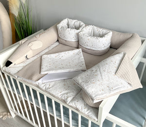 Wickelauflage mit abnehmbaren Bezug und wasserdichter Matratze - Changing mat | Grass (roll Reh)-SleepeSheep-Set 5-50cm W 70cm H- - SleepeSheep