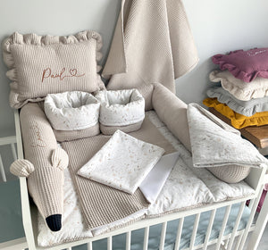 Wickelauflage mit abnehmbaren Bezug und wasserdichter Matratze - Changing mat | Grass (roll Reh)-SleepeSheep- - SleepeSheep