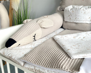 Wickelauflage mit abnehmbaren Bezug und wasserdichter Matratze - Changing mat | Grass (roll Reh)-SleepeSheep- - SleepeSheep