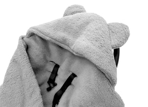 Winter blanket, swaddle for car seat carriers 3 and 5 point belt system | Grey - SleepeSheep