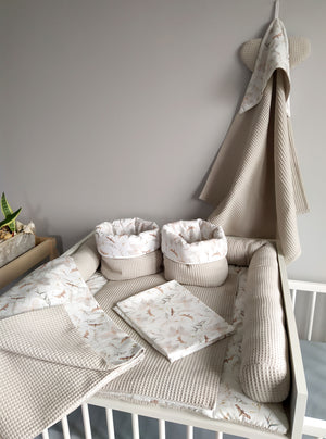 Wickelauflage mit abnehmbaren Bezug und wasserdichter Matratze - Changing mat | Moths-SleepeSheep-Set 6-50cm W 70cm H- - SleepeSheep