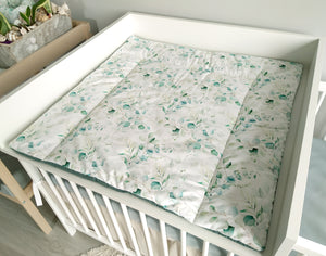Wickelauflage mit abnehmbaren Bezug und wasserdichter Matratze - Changing mat | Eukalyptus-SleepeSheep-Set 1-50cm W 70cm H- - SleepeSheep