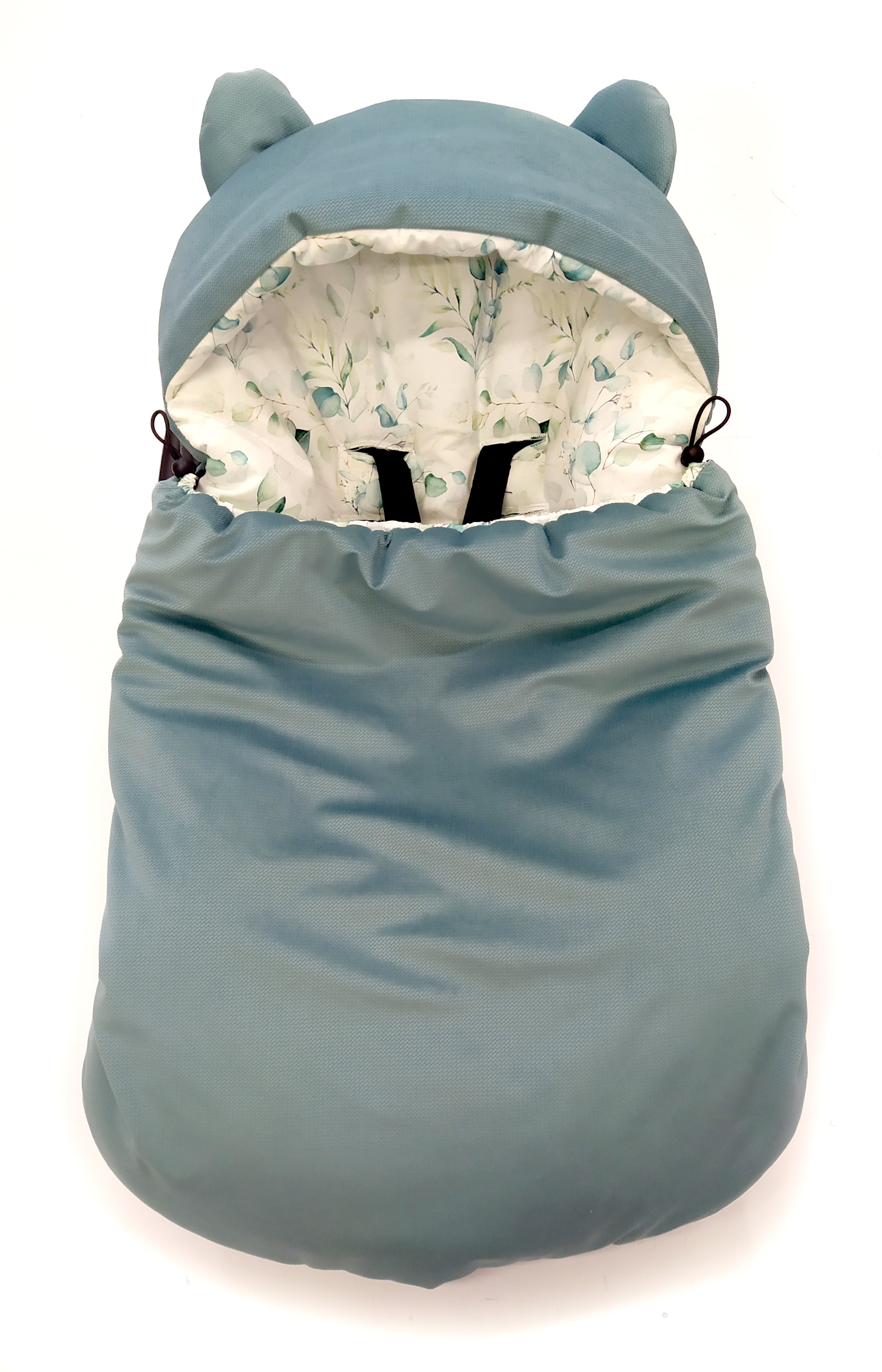 3-in-1 winter swaddle for car seat | Eukalyptus - SleepeSheep