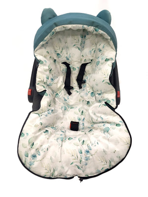3-in-1 winter swaddle for car seat | Eukalyptus - SleepeSheep