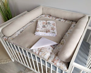 Wickelauflage mit abnehmbaren Bezug und wasserdichter Matratze - Changing mat | Forest Friends-SleepeSheep-Set 3-50cm W 70cm H- - SleepeSheep