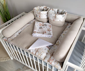 Wickelauflage mit abnehmbaren Bezug und wasserdichter Matratze - Changing mat | Forest Friends-SleepeSheep-Set 4-50cm W 70cm H- - SleepeSheep