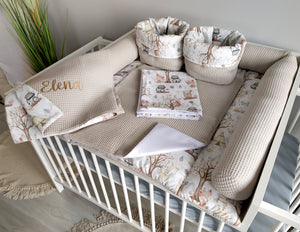 Wickelauflage mit abnehmbaren Bezug und wasserdichter Matratze - Changing mat | Forest Friends-SleepeSheep-Set 5-50cm W 70cm H- - SleepeSheep