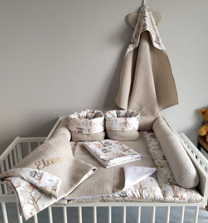 Wickelauflage mit abnehmbaren Bezug und wasserdichter Matratze - Changing mat | Forest Friends-SleepeSheep-Set 6-50cm W 70cm H- - SleepeSheep