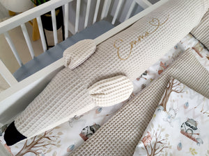 Wickelauflage mit abnehmbaren Bezug und wasserdichter Matratze - Changing mat | Forest friends (roll Reh)-SleepeSheep- - SleepeSheep