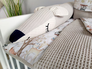 Wickelauflage mit abnehmbaren Bezug und wasserdichter Matratze - Changing mat | Forest friends (roll Reh)-SleepeSheep- - SleepeSheep