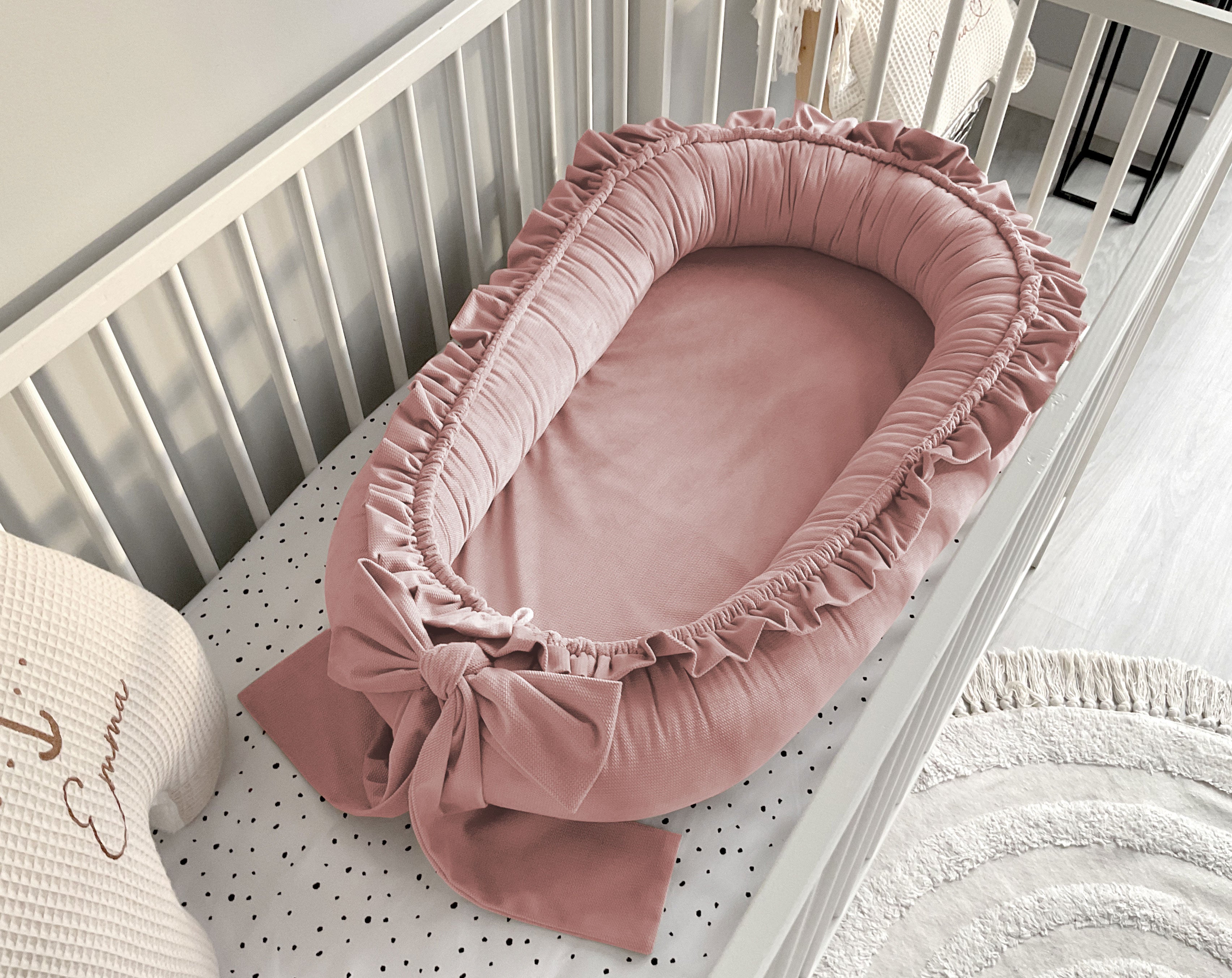 Babynest Velvet Dirty pink