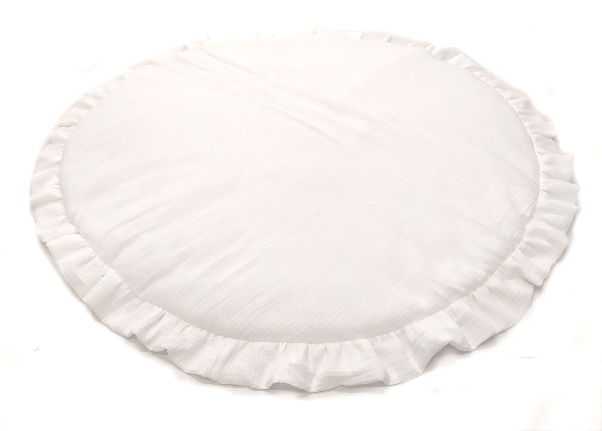 Canopy mat / play mat / room mat / children's mat / muslin mat / White - SleepeSheep