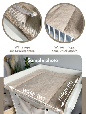 Wickelauflage mit abnehmbaren Bezug und wasserdichter Matratze - Changing mat | Forest friends (roll Reh)-SleepeSheep- - SleepeSheep