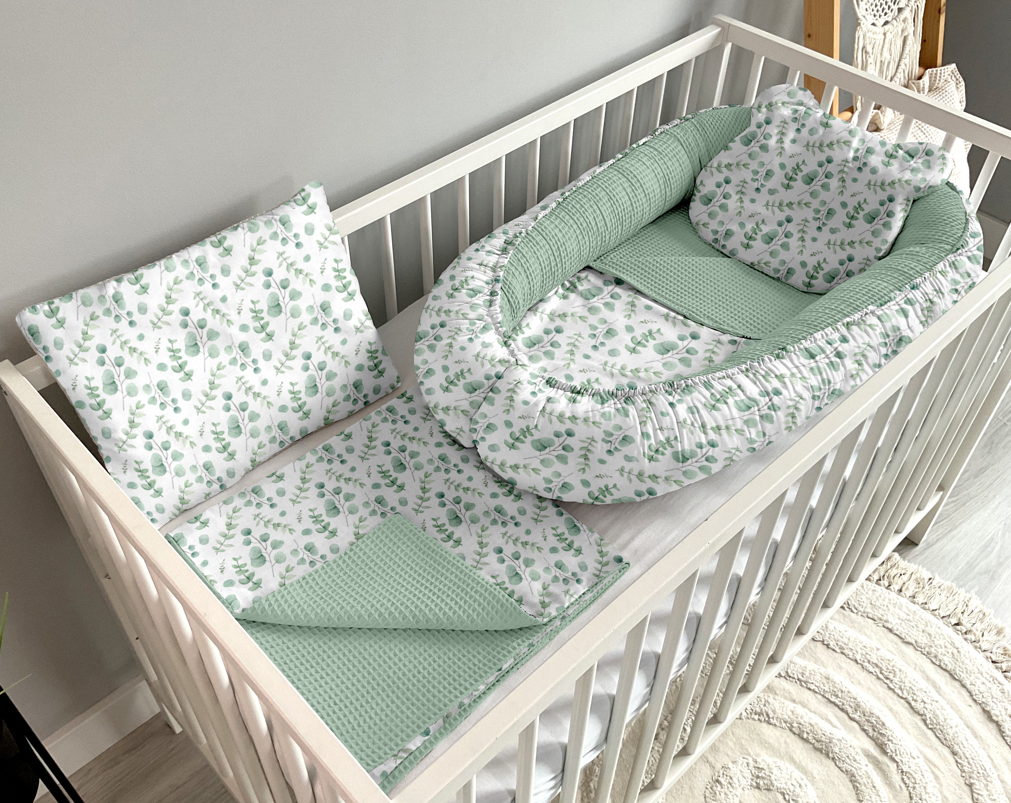 Babynest 5 piece set | Eucalyptus and Dirty Mint [PREMIUM]