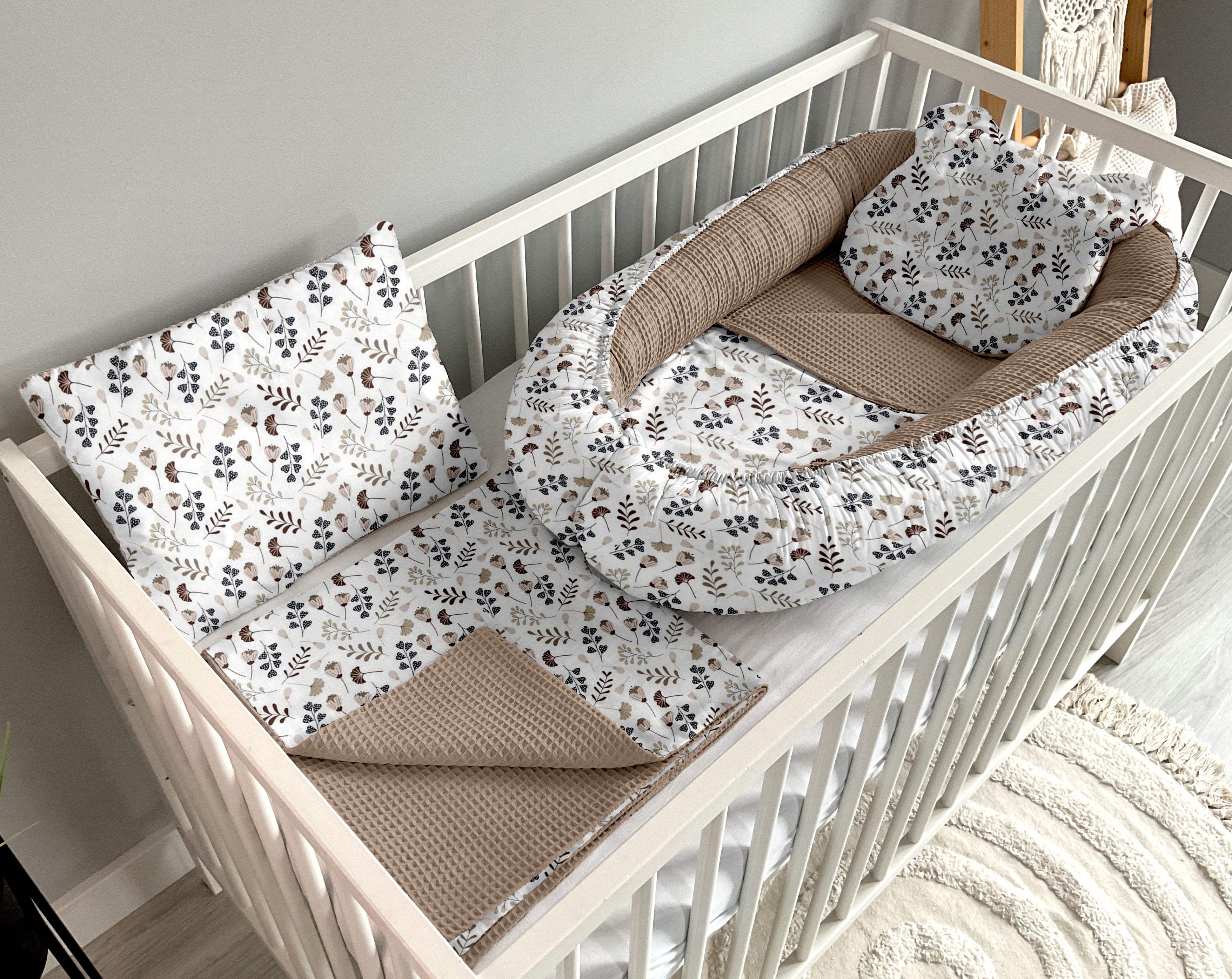 Babynestchen 5-teiliges Set | Zweige und braun