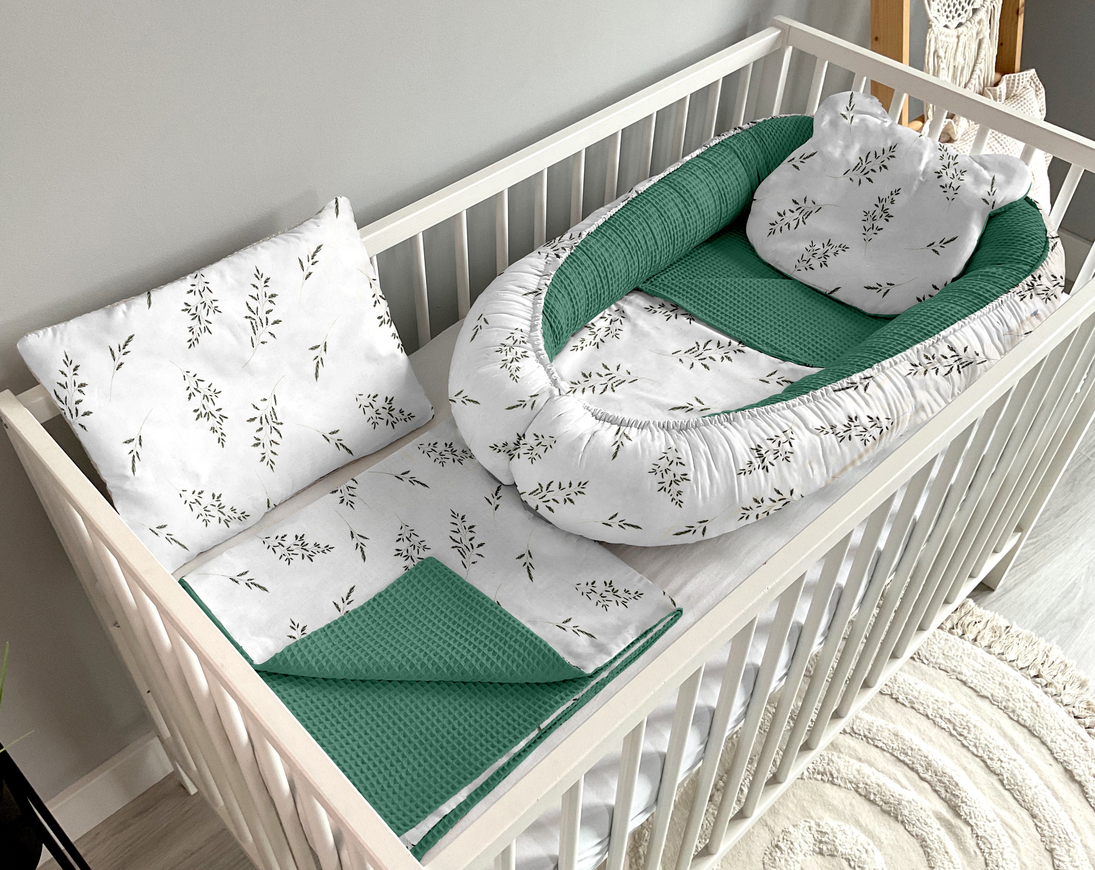 Babynestchen 5-teiliges Set | Kleine Zweige und Flaschenfarbe