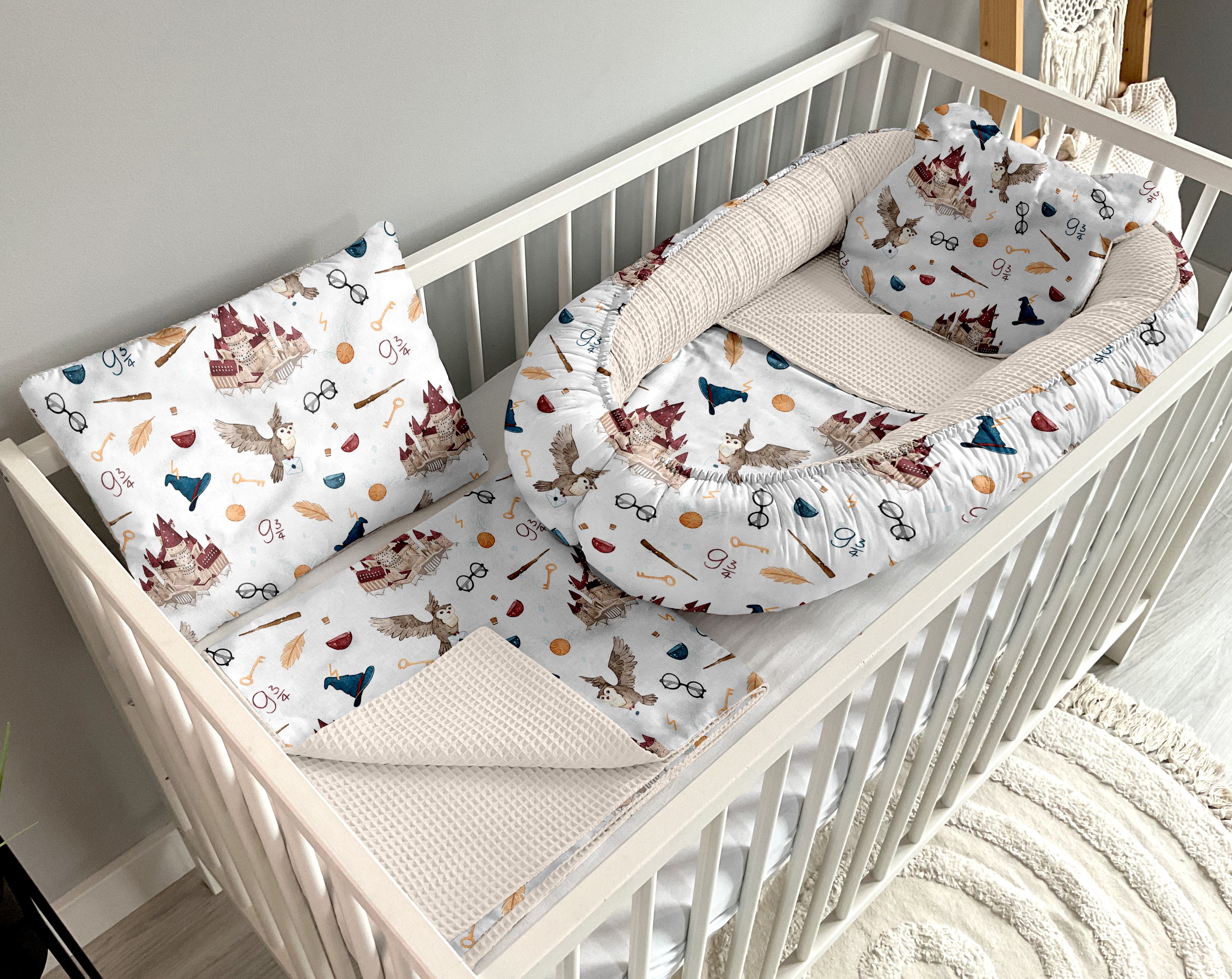 Babynest 5 piece set | School of Magic and light beige [PREMIUM]