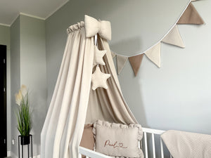 Standard Muslin canopy | Beige - SleepeSheep