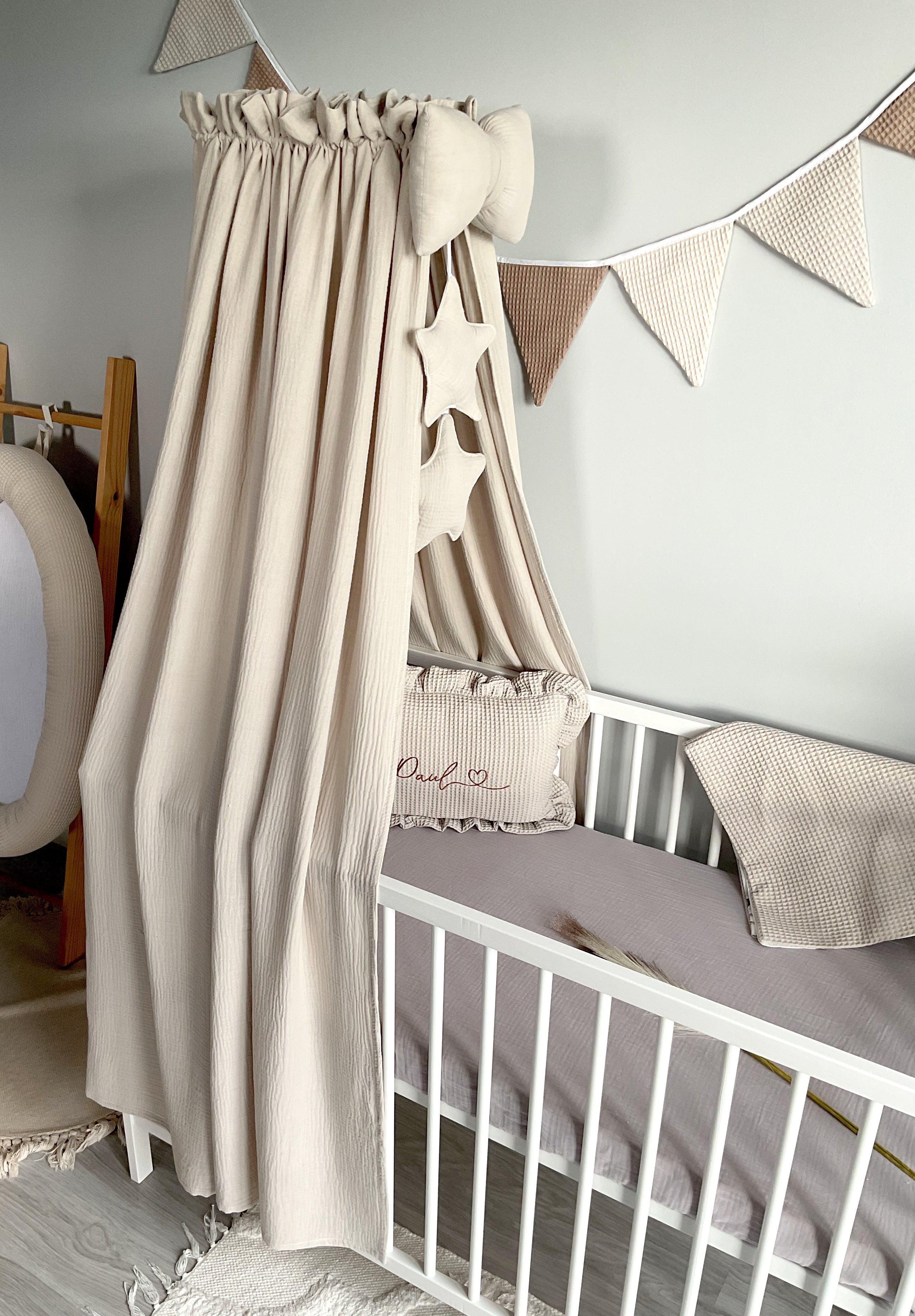 Standard Muslin canopy | Beige - SleepeSheep