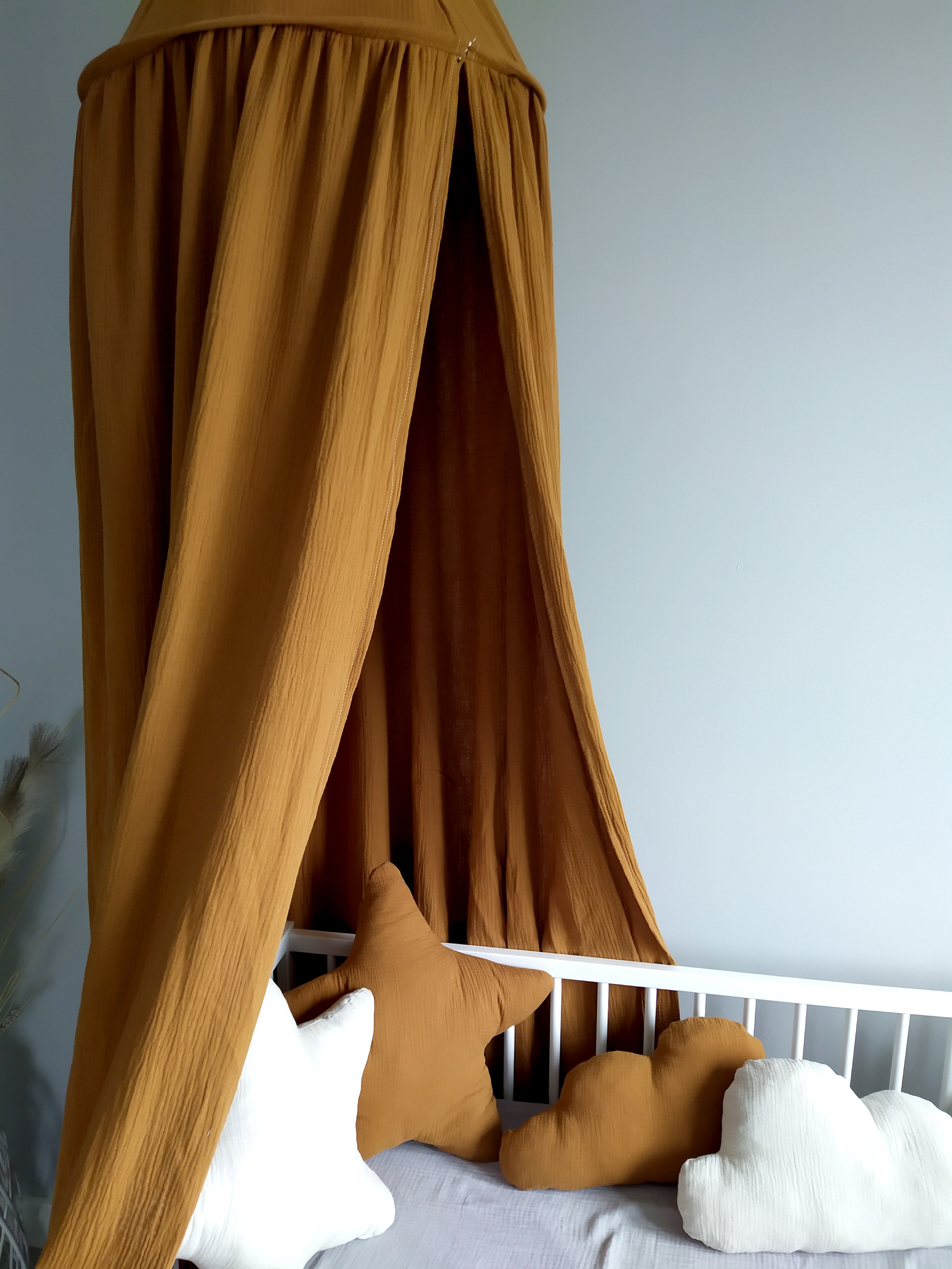 Canopy Muslin | Bed canopy | Pumpkin - SleepeSheep