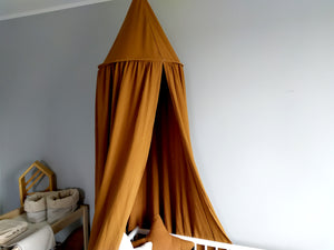 Canopy Muslin | Bed canopy | Pumpkin - SleepeSheep