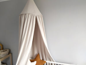 Canopy Muslin | Bed canopy | Beige - SleepeSheep