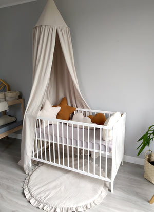 Canopy Muslin | Bed canopy | Beige - SleepeSheep