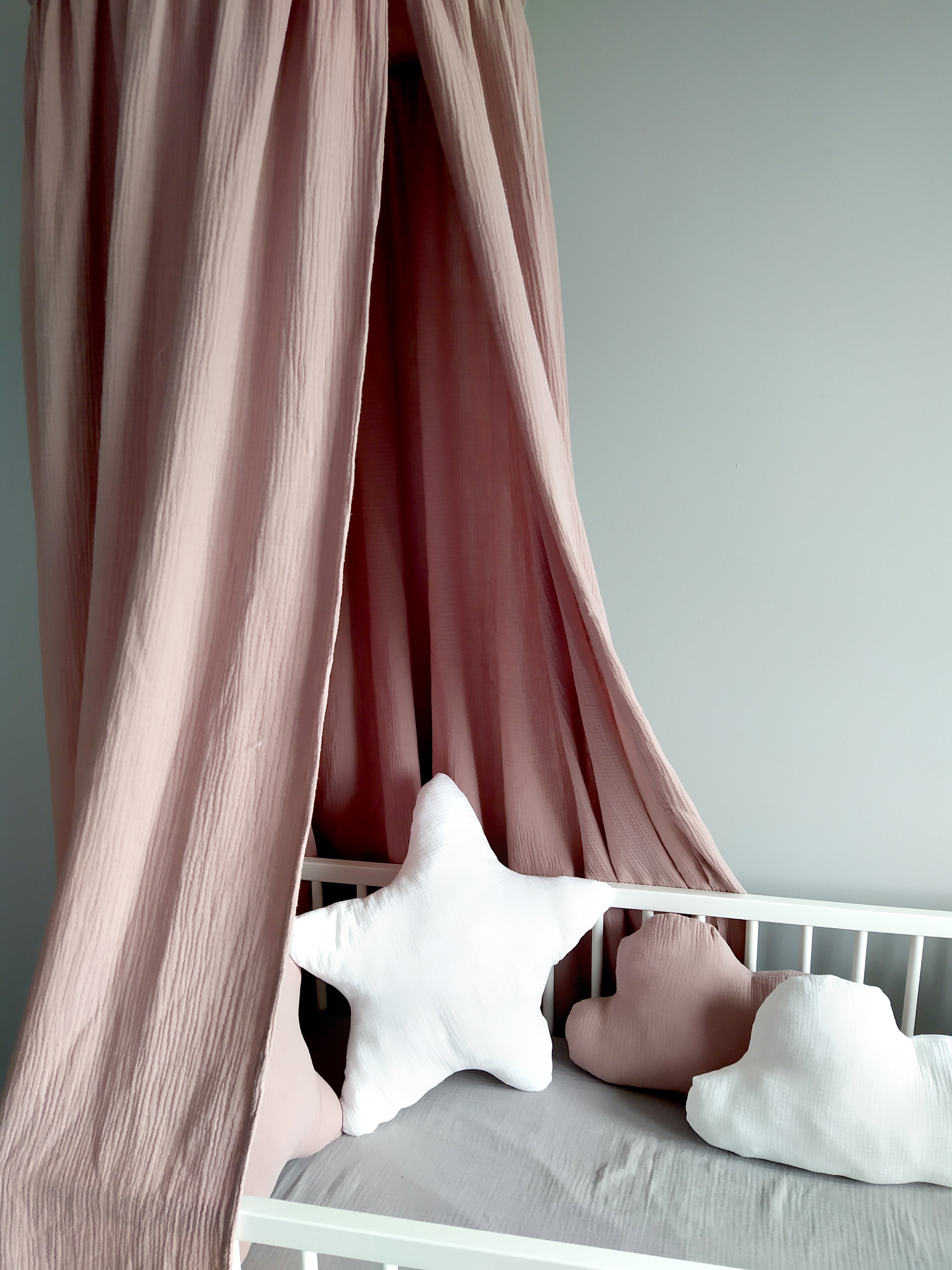 Canopy Muslin | Bed canopy | Dirty pink - SleepeSheep