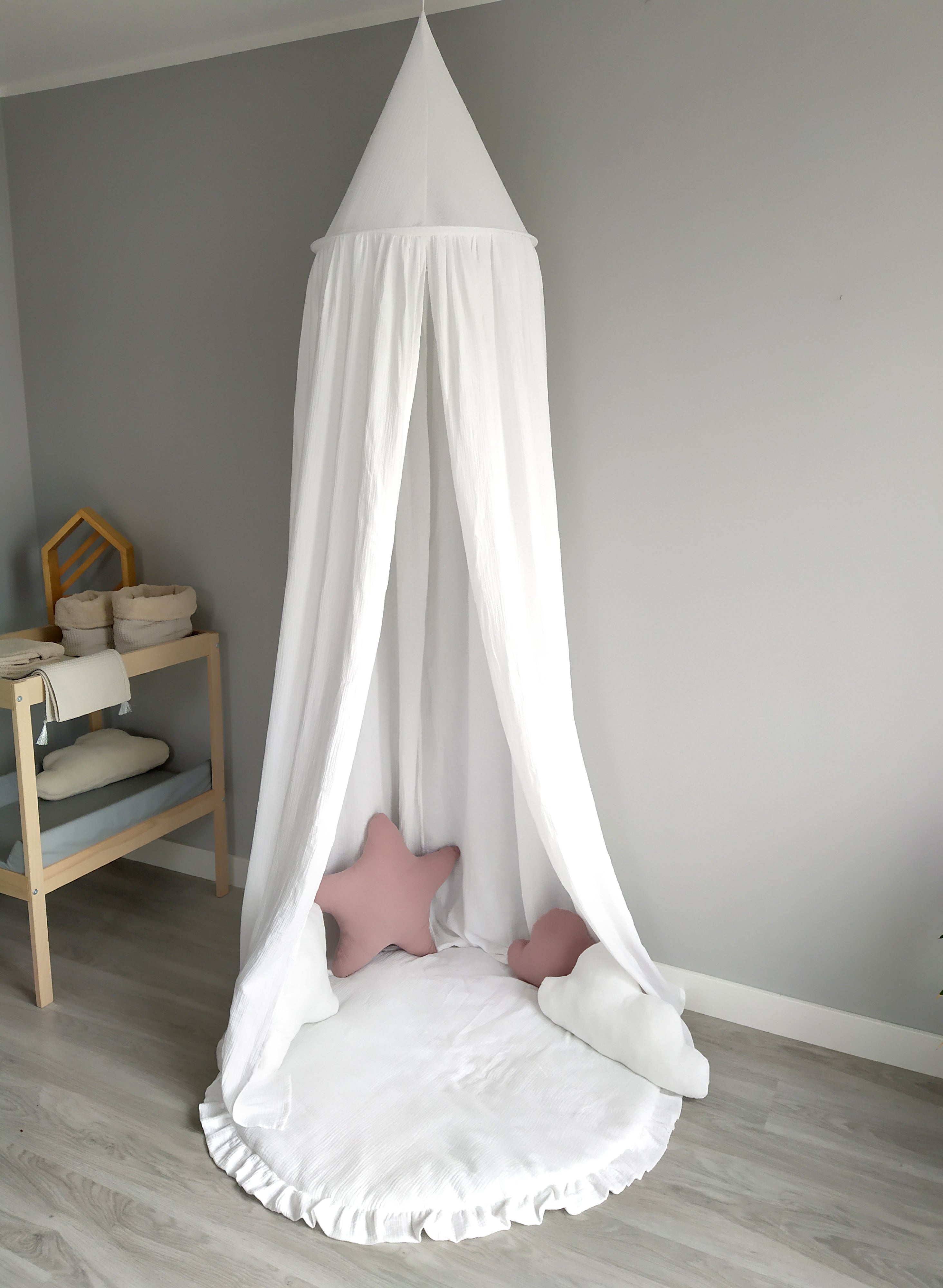 Canopy Muslin | Bed canopy | White - SleepeSheep