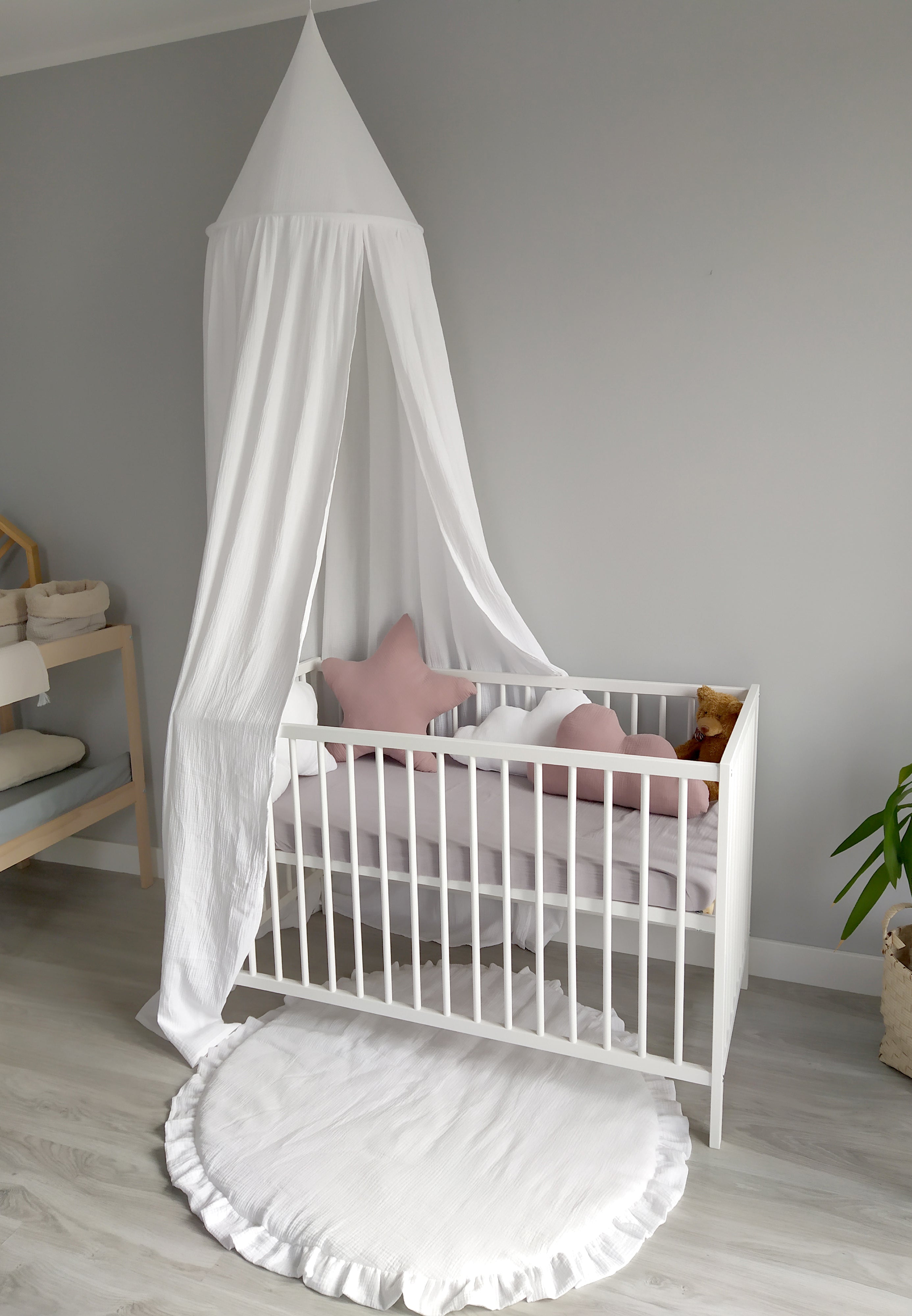 Canopy Muslin | Bed canopy | White - SleepeSheep