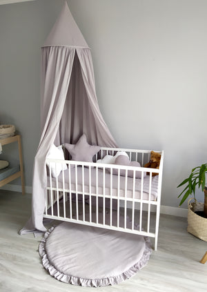 Canopy Muslin | Bed canopy | Grey - SleepeSheep