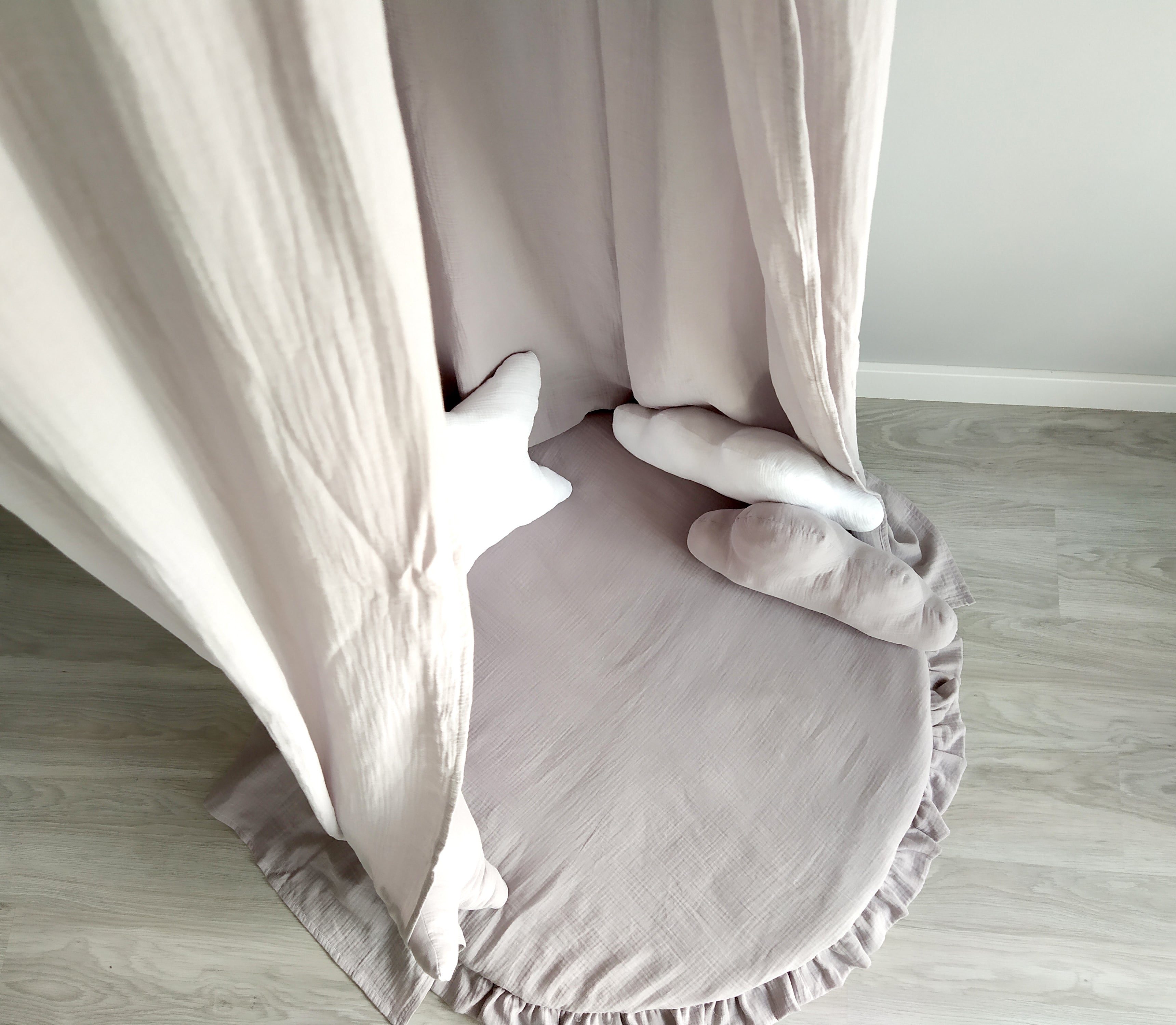 Canopy Muslin | Bed canopy | Grey - SleepeSheep