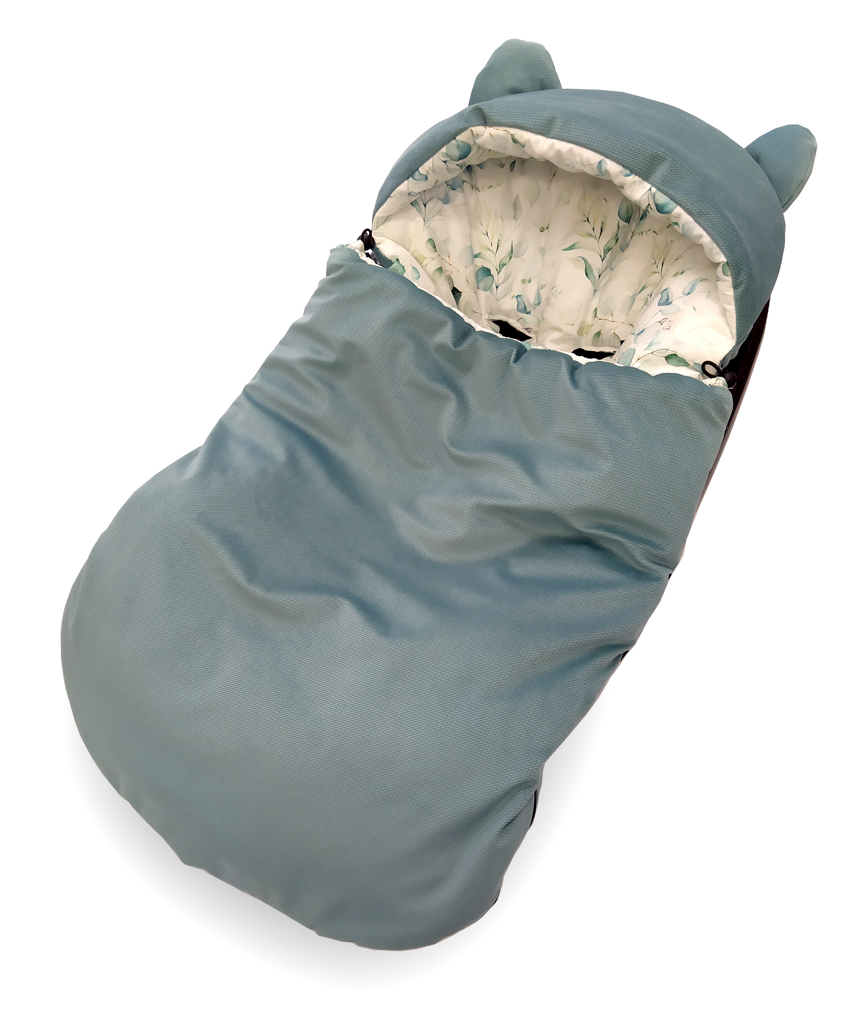 3-in-1 winter swaddle for car seat | Eukalyptus - SleepeSheep