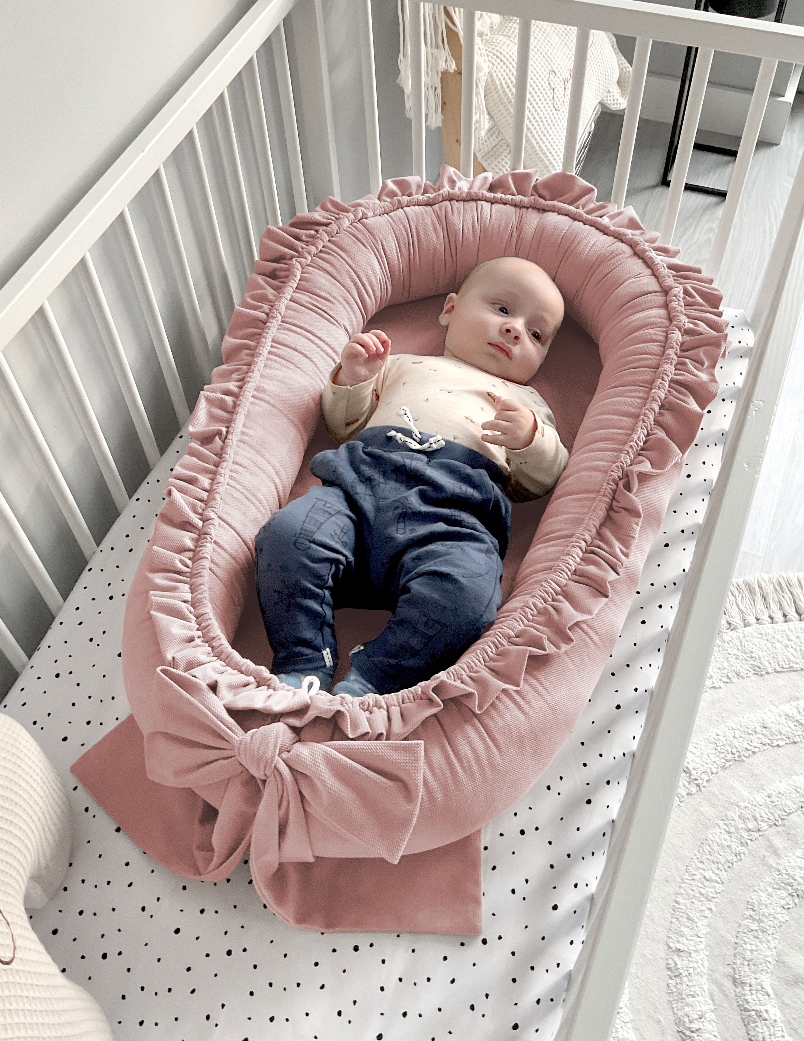 Babynest Velvet Dirty pink