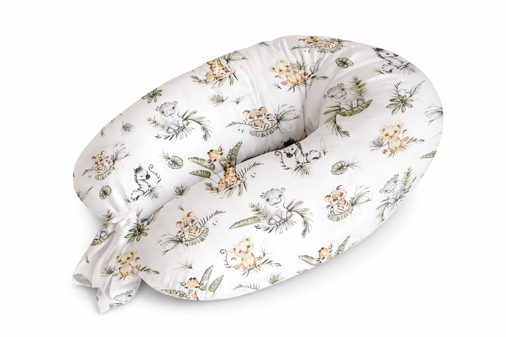 2-in-1 Nursing and Maternity Pillow for Feeding and Sleeping | Safari