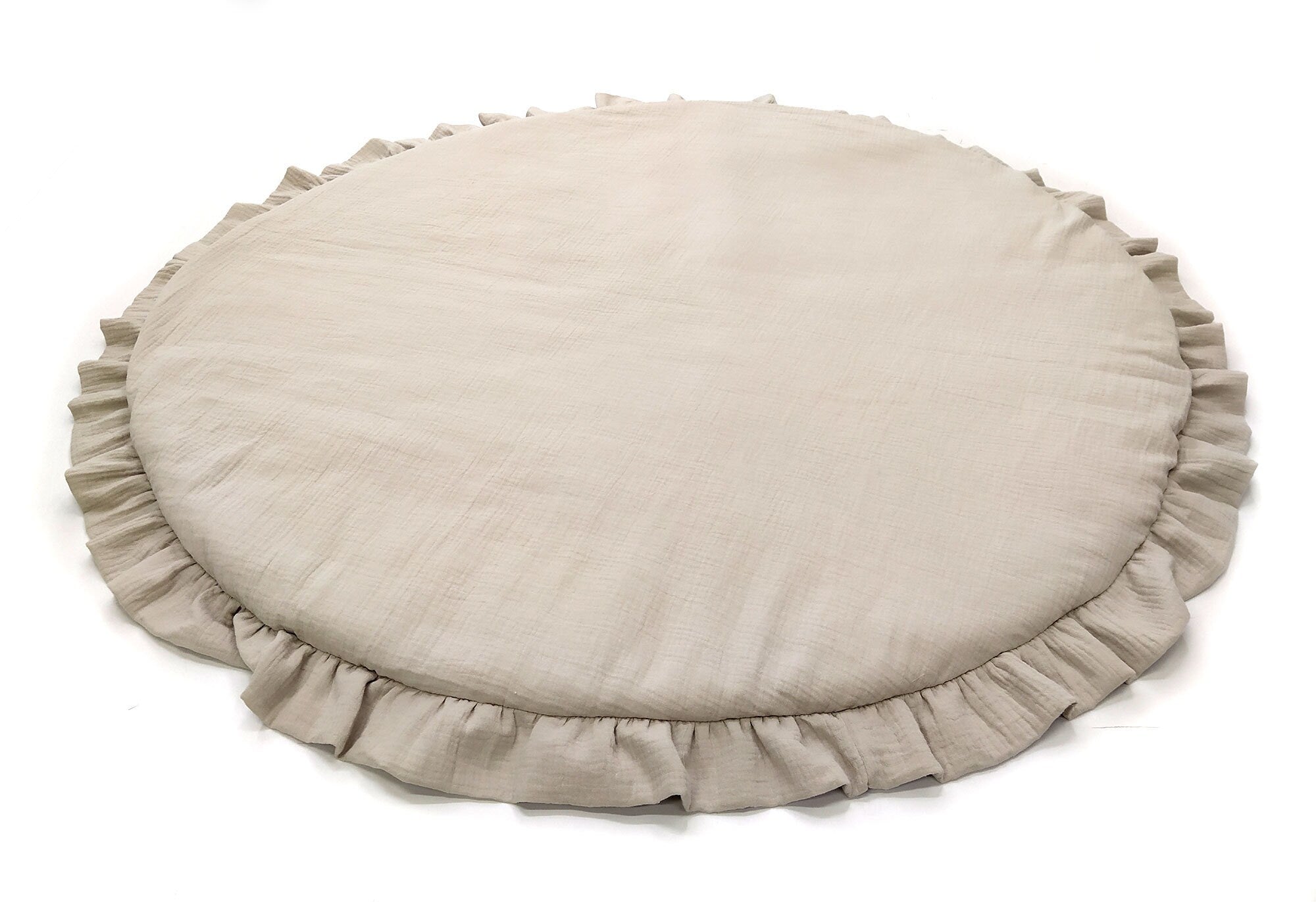 Canopy mat / play mat / room mat / children's mat / muslin mat / Beige - SleepeSheep