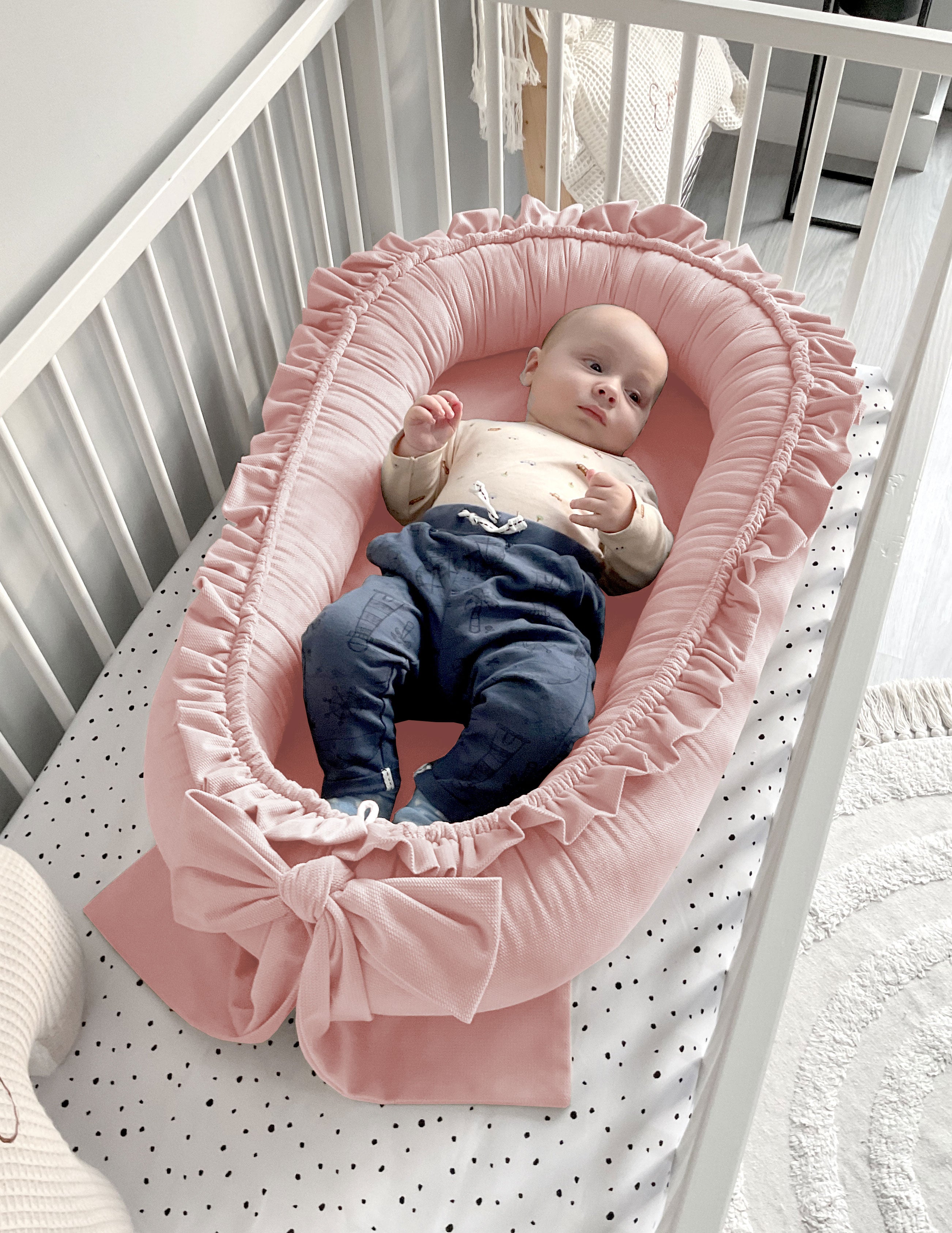 Babynest Velvet Light pink