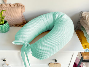 Nursing pillow | Feeding pillow for mom | Sleeping pillow for pregnant women | Pregnancy pillow | Mint - SleepeSheep