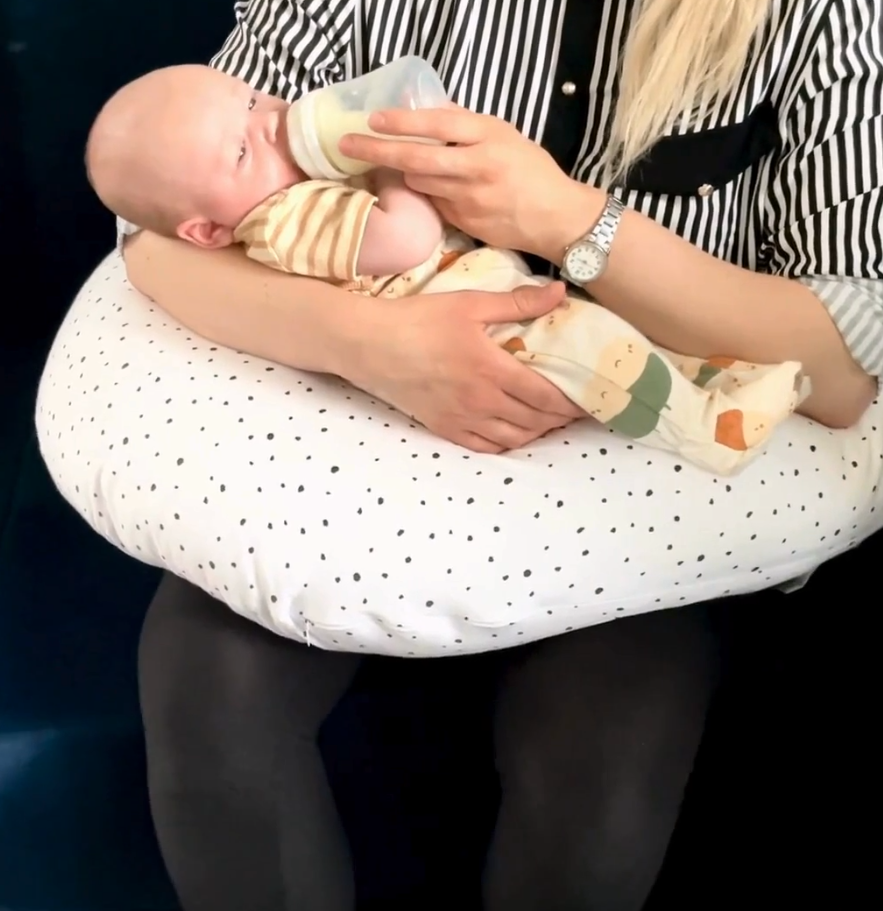 2-in-1 Nursing and Maternity Pillow for Feeding and Sleeping | Safari