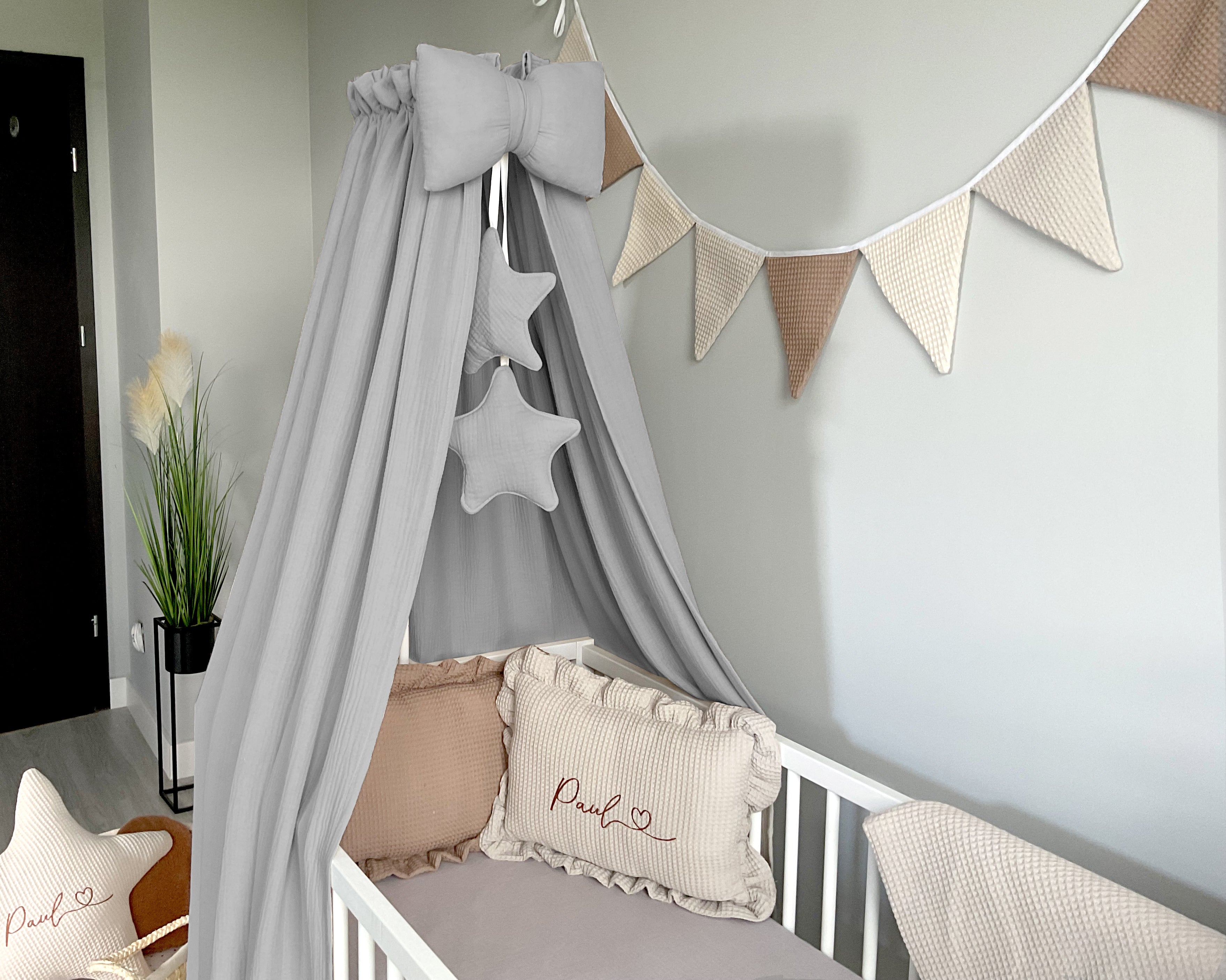 Standard Muslin canopy | Grey - SleepeSheep